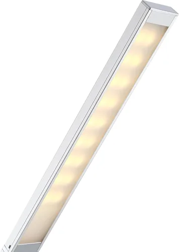 Vista 6 de 360 Lighting Jett - Lámpara de mesa moderna de escritorio de 16 1/2 pulgadas de alto con puerto de carga USB y luz nocturna LED de aluminio plateado