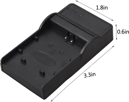 Vista 4 de Cargador de batería micro USB delgado inteligente para cámara digital Sanyo Xacti VPC-T1495, VPC-T1496, VPC-TP1000