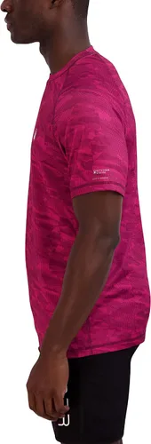 Vista 3 de Spyder Men's Standard Quick Dry UPF Rashguard Lightweight Short Sleeve Digital Camo Hybrid Swim Shirt