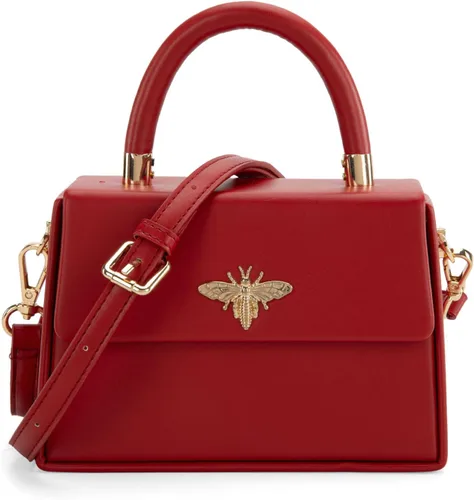 Vista 17 de Milan Chiva Monederos pequeños con asa superior para mujer, mini bolso cruzado, elegante bolso cuadrado