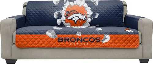 Vista 7 de Pegasus Sports NFL NFL - Protector reversible para sofá de la NFL, con correas elásticas, 75 x 110 pulgadas