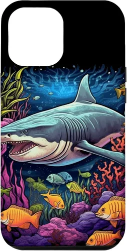 Vista 25 de iPhone 16 Tiger Shark Sea Ocean Underwater Shark Lover Case