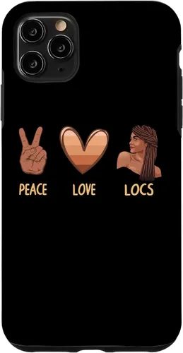 Vista 11 de Funda para iPhone 15 Cool Locs para mujeres y niñas, diseño de melanina negra