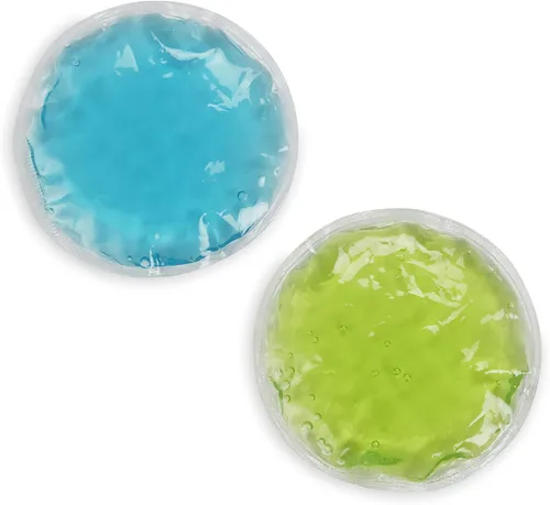Vista 2 de Gaiam - Mini bolsas de hielo para terapia de frío para lesiones, recuperación después del entrenamiento y alivio del dolor, incluye 2 paquetes