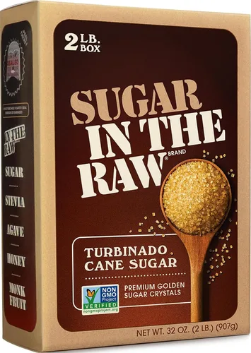 Vista 15 de SUGAR IN THE RAW, paquetes de azúcar de caña granulada, 100 unidades (paquete de 8) Azúcar turbinado puro, totalmente natural, proyecto verificado