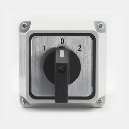 Vista 5 de Interruptor selector de cambio universal, con caja impermeable, 3 posiciones 16 terminales, interruptor de transferencia de energía, generadores