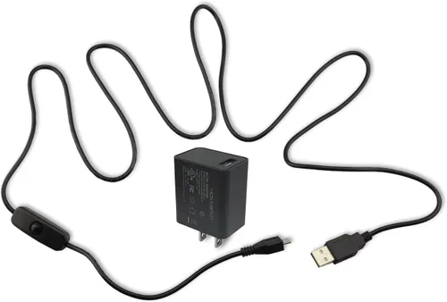 Vista 5 de Fuente de alimentación con certificación UL 5V3A con interruptor 2.5A 2A 1.5A 1.5A 1A Adaptador de CA de carga rápida con interruptor de encendido