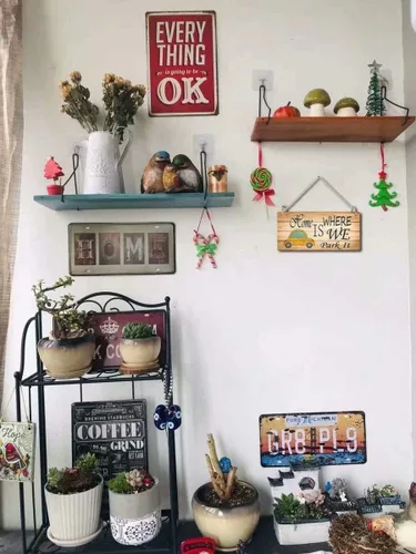 Vista 5 de Letrero colgante de madera rústica, placa de madera, necesito cafecito, cafecito, decoración de café, letrero en español, placa personalizada