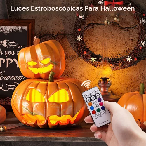 Vista 6 de 4 piezas de luces estroboscópicas LED inalámbricas con control remoto, 8 colores, carga USB, impermeables, luces de advertencia de emergencia