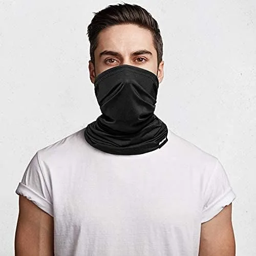 Vista 3 de Máscara facial reutilizable para el cuello máscara facial de tela pasamontañas cubierta de bufanda