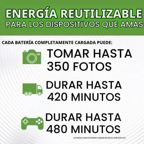 Vista 3 de Energizer Baterías recargables C y D, paquete combinado precargado de baterías C y D, 4
