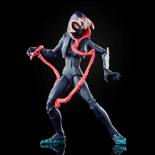 Vista 4 de Marvel Hasbro Legends Series Venom - Figura de acción coleccionable de 6 pulgadas, juguete, Ghost-Spider, diseño premium, negro