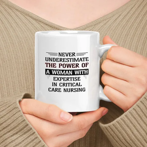 Vista 66 de Taza de cerámica blanca de 11 oz de regalo para mujer, nunca subestimes el poder de la mujer con talento para un diseño de software escalable