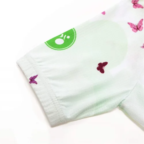 Vista 5 de Hotlion Conjunto de camiseta de ciclismo para mujer de manga corta con bolsillo