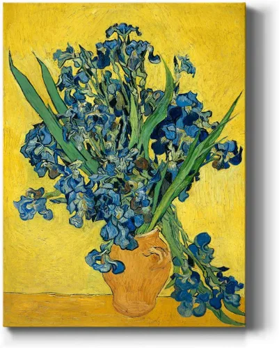 Vista 30 de Renditions Gallery Vincent Van Gogh Impreso Flores de almendra, famosa reproducción de pintura, lienzo de alta calidad envuelto en galería, listo