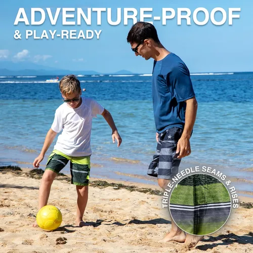 Vista 72 de Kanu Surf Traje de baño Yolo de secado rápido UPF 50+ para niños
