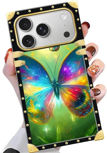Vista 18 de Funda compatible con iPhone X/Xs, TPU suave de lujo y parte trasera de policarbonato duro para niñas y mujeres, funda protectora a prueba de golpes