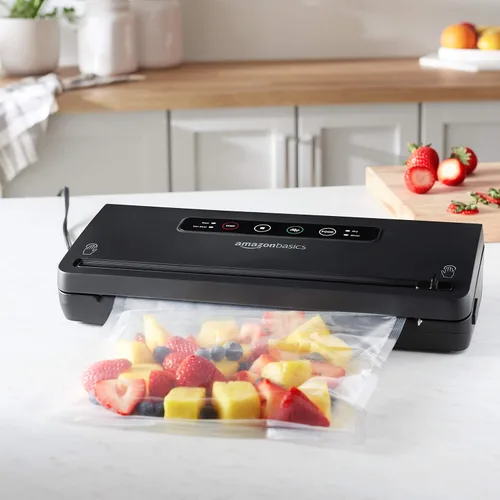 Vista 5 de Amazon Basics - Sistema de sellado al vacío, color negro