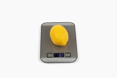 Vista 4 de Generic Báscula digital de cocina, báscula de alimentos con 6 unidades diferentes, pantalla LCD, 0.04 oz a 11 libras (plateada)