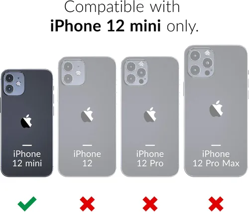 Vista 2 de Crave Funda para iPhone 12 mini, funda de protección dual para iPhone 12 mini (5.4 pulgadas) - Verde bosque