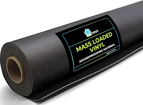 Vista 8 de Trademark Soundproofing Vinilo cargado en masa MLV 1 libra - Barrera insonorizante MLV para barrera de sonido en pared - Aislamiento acústico - 4' x