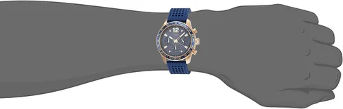Vista 2 de GUESS W0971G3 Oro rosaAzul Talla única, Azul, Reloj analógico, cronógrafo, movimiento de cuarzo