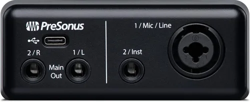 Vista 3 de PreSonus AudioBox GO - Interfaz de audio USB-C con paquete de software Studio One Artist y escudo de grabación de aislamiento con monitores