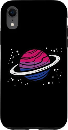 Vista 24 de iPhone 16 Bisexual Planet Saturn Bi Pride Flag Lgbtq Men Women Kids Case