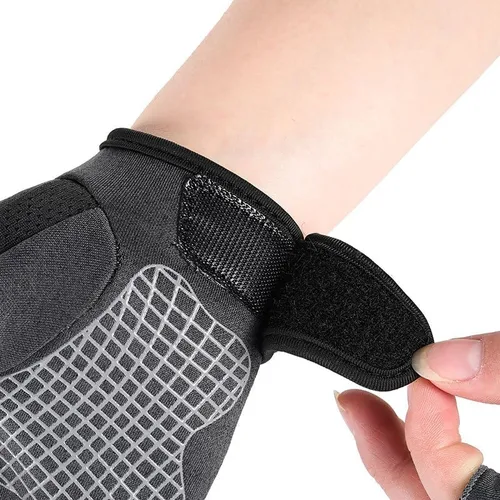 Vista 4 de INOGIH Guantes de entrenamiento transpirables para mujer, guantes de levantamiento de pesas para gimnasio, ciclismo, ejercicio, fitness
