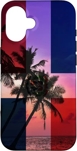 Vista 32 de Tropical Ocean Dominican Republic Flag - Dominican Pride Case for iPhone 17