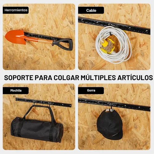 Vista 5 de 4 piezas de enganche de doble perno con riel en L Accesorios de riel en L para remolque cerrado para cama de camión con riel