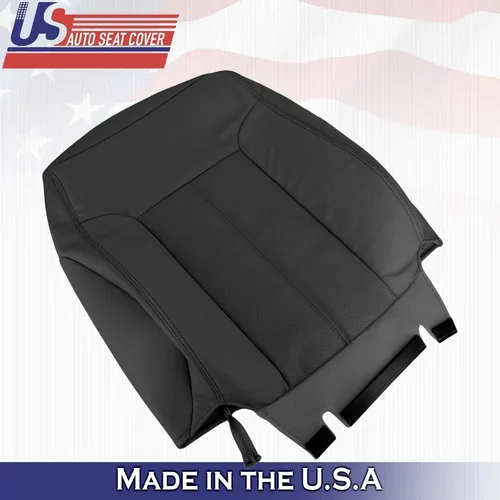 Vista 6 de U.S.AutoSeatCover 2013 2014 para Ford F450 F550 Lariat conductor pasajero superior cuero Seat Covers BLK