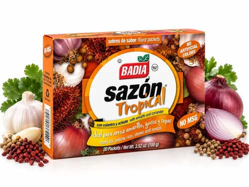 Vista 14 de Badia Sazon Tropical con cilantro y Annatto, 3.5 oz - Latín auténtico