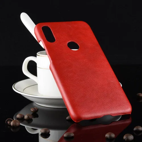 Vista 5 de Funda de teléfono para Xiaomi Redmi Note 7, [piel sintética]+[plástico duro] para Xiaomi Redmi Note 7 Funda Protectora, Antideslizante a prueba