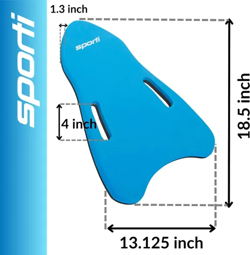 Vista 5 de Sporti Tabla Flotante para Entrenamiento de Natación para Adultos - Tabla de Natación para Hombres y Mujeres, Tabla de Agua para Adultos, Ayuda