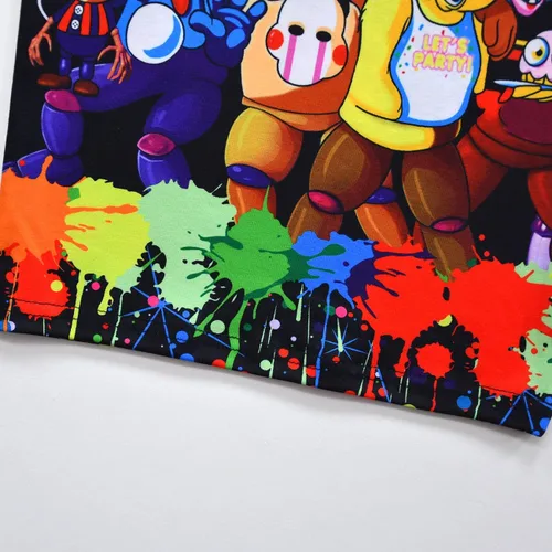 Vista 7 de Camisetas gráficas para niños y niñas, camisa de manga corta casual