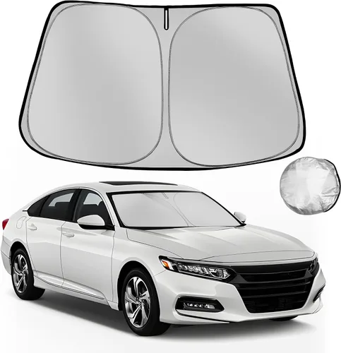 Vista 41 de [Usado] Parasol para parabrisas Che-vrolet/Chevy Silverado 1999-2006 plegable para ventana delantera de automóvil, bloquea los rayos UV y el calor