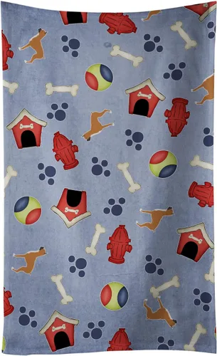 Vista 51 de Caroline's Treasures BB3948KTWL Affenpinscher Dog House Collection - Toalla de cocina para invitados, toalla de baño decorativa para cara, té, paño