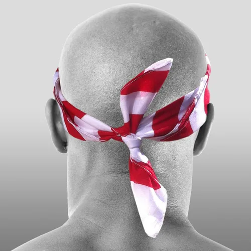 Vista 5 de Bandana de bandera estadounidense, vincha de bandera de EE.UU., para hombre