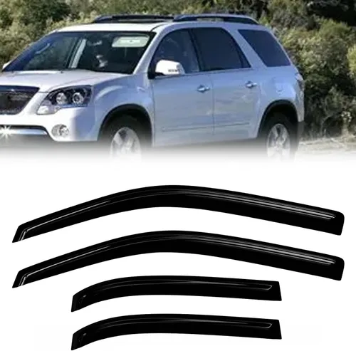 Vista 78 de Protectores de lluvia de ventana para Ford F150 SuperCab 2004-2014 2 piezas deflector de ventana para 09-14 F-150 con 2 puertas delanteras