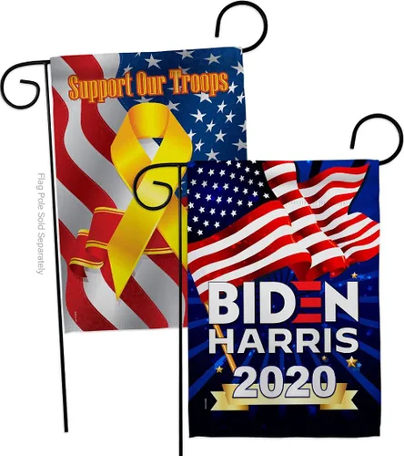Vista 16 de Biden Harris Flag Vote President 2020 - Juego de banderas para casa de jardín, demócrata patriótico, republicano, fiesta de té, bandera