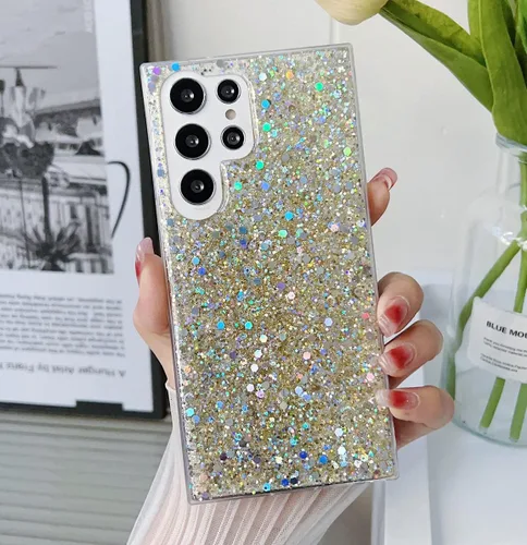 Vista 8 de Funda para Samsung Galaxy A13 5G a la moda para mujeres y niñas, diseño con purpurina brillante, delgada, bonita, brillante, elegante, suave