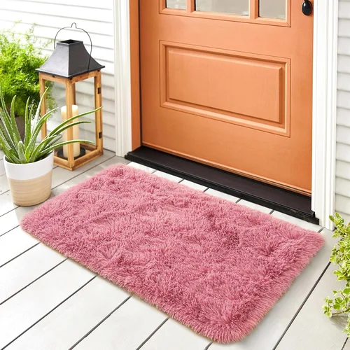 Vista 66 de Noahas Alfombras de Área Grandes y Esponjosas de 5x8 pies para Sala de Estar y Dormitorio, Alfombra Gruesa de Pelo Largo Beige y Blanca, Alfombra
