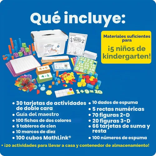 Vista 6 de Learning Resources Skill Builders Kindergarten Math Small Group Kit