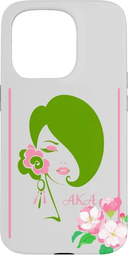 Vista 14 de Black Sorority Excellence Beautiful Woman Pink & Green Case for iPhone 17