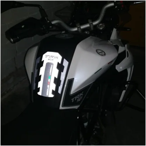 Vista 6 de Almohadillas para tanque de motocicleta, pegatinas para tanque de combustible, calcomanías protectoras para BE&Nelli TRK 502 2017 2018