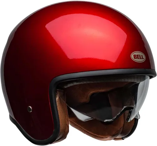 Vista 12 de Casco de moto BELL TX501 Culture 2-Blanco (Gloss Vintage White)