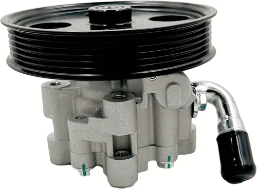 Vista 11 de Bomba de dirección asistida con conjunto de depósito de polea compatible con Dodge Ram 2500 3500 2003-2007