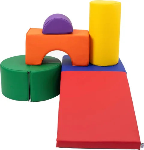 Vista 9 de FDP SoftScape Playtime and Climb - Juego multiusos para bebés y niños pequeños de 10m-2 años; Para gateadores y pequeños constructores, aprenda
