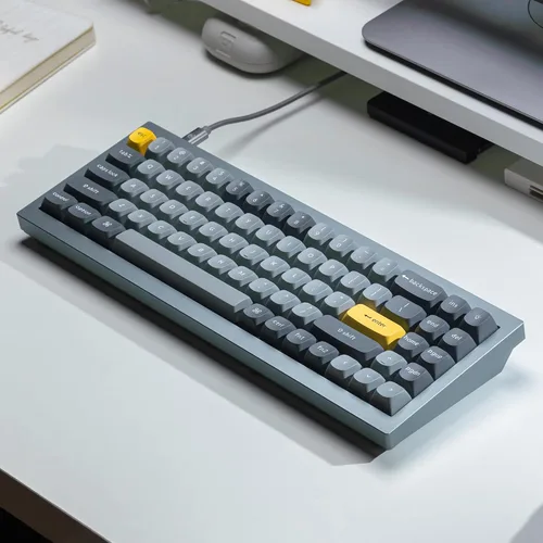 Vista 9 de Keychron Q7 70% Layout Teclado mecánico personalizado con cable RGB intercambiable en caliente compatible con Mac Windows Linux, QMKVIA Macro